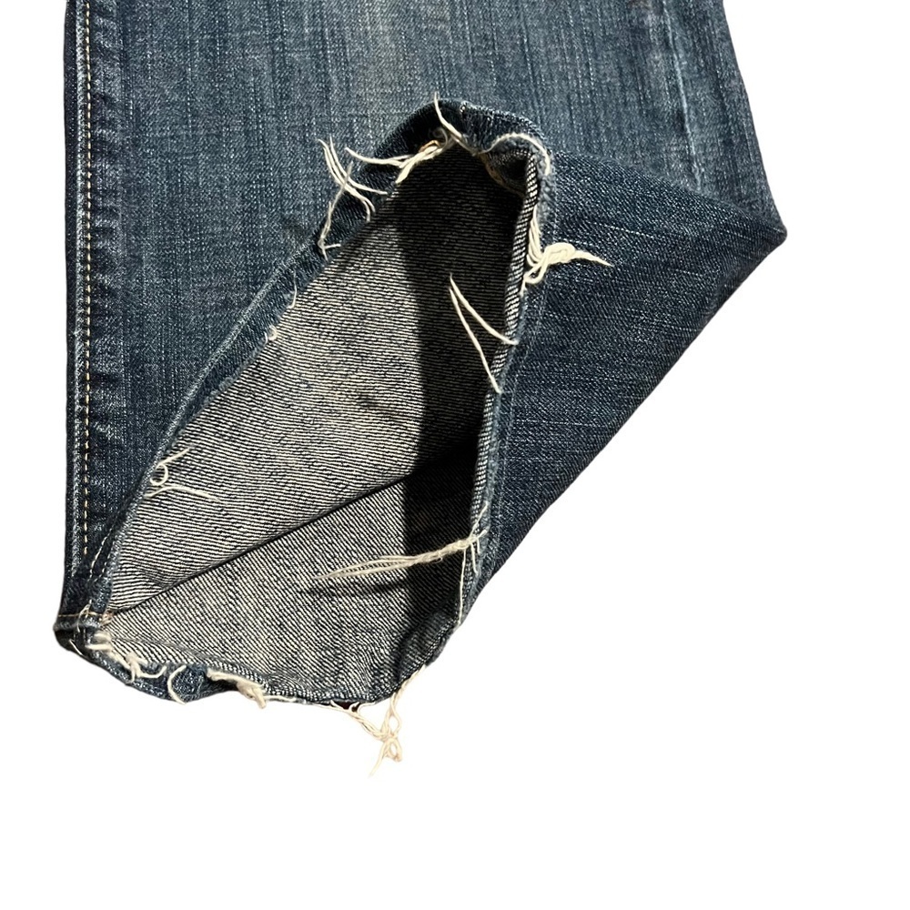 Abercrombie & Fitch Men’s Button Fly Distressed Jeans Paint Splatter Low Rise 34 - Picture 8 of 12